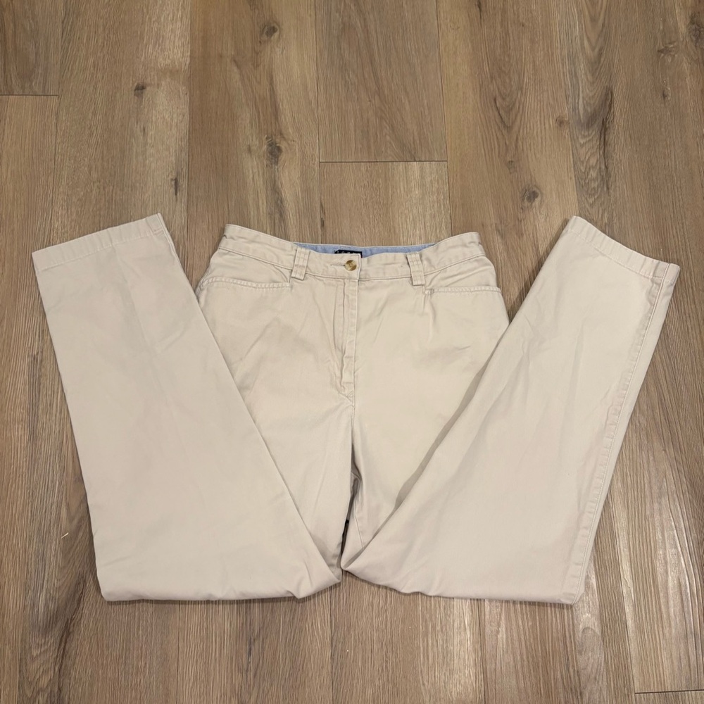 Tommy Hilfiger Womens Light Beige Chinos